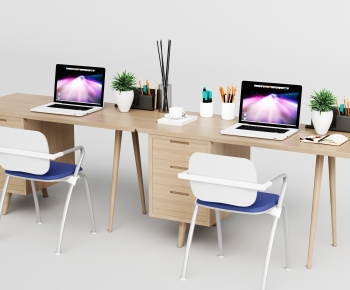 Modern Computer Desk And Chair-ID:888973954