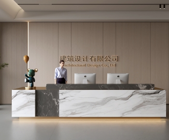 现代办公前台大厅-ID:261674882