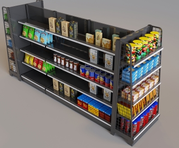 Modern Supermarket Shelf-ID:327496051