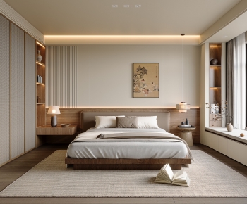 New Chinese Style Bedroom-ID:892438894