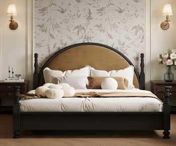 French Style Double Bed-ID:228403098