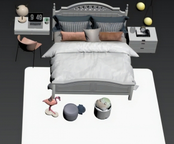 Modern Child's Bed-ID:889000893