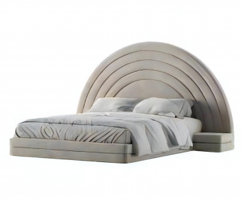 Modern Double Bed-ID:379640103