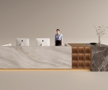 Modern Reception Desk-ID:182138925