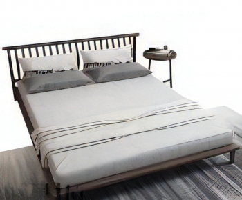 Modern Double Bed-ID:583399062