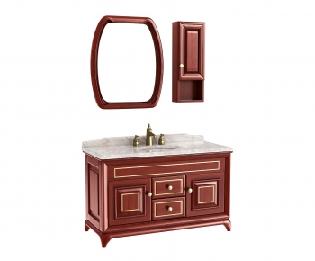 European Style Bathroom Cabinet-ID:157480965