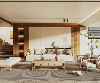 Modern A Living Room-ID:871300748