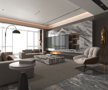 Modern A Living Room-ID:633328916