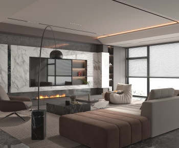 Modern A Living Room-ID:577149426