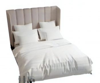 Modern Double Bed-ID:110731131