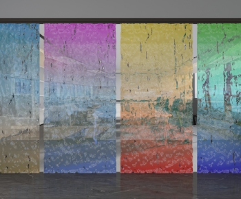 Modern Glass Screen Partition-ID:747226951