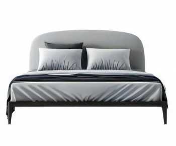Modern Double Bed-ID:582822083