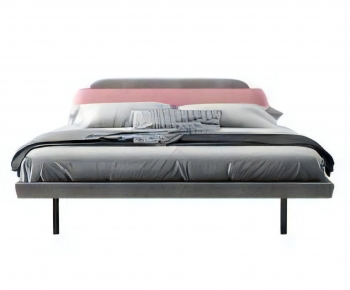 Modern Double Bed-ID:936191083