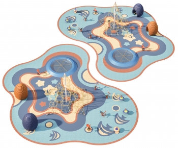 Modern Park Landscape-ID:123786934