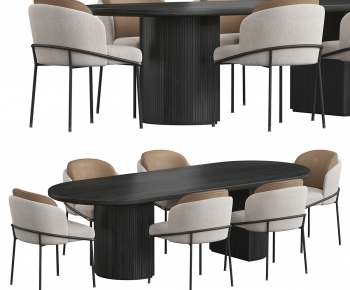 Modern Dining Table And Chairs-ID:150803096