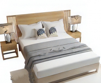 Modern Double Bed-ID:119589097