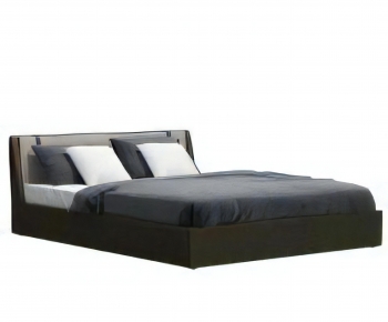 Modern Double Bed-ID:919688948