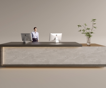 Modern Reception Desk-ID:993950449