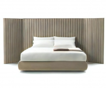 Modern Double Bed-ID:682090041