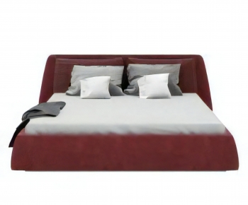 Modern Double Bed-ID:981513984