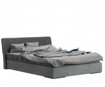 Modern Double Bed-ID:255320077