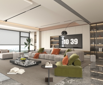 Modern A Living Room-ID:698120125