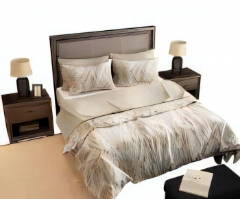 Modern Double Bed-ID:160000331