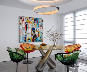 Modern Dining Table And Chairs-ID:417804965