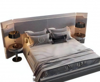 Modern Double Bed-ID:516232975