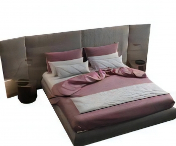 Modern Double Bed-ID:820811036
