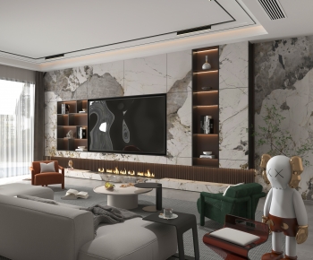 Modern A Living Room-ID:965094094