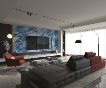 Modern A Living Room-ID:357081896