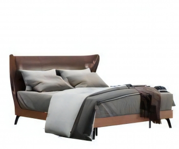 Modern Double Bed-ID:816615104