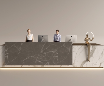 Modern Reception Desk-ID:192713029