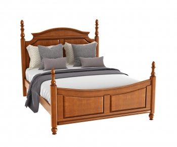 American Style Double Bed-ID:333594081