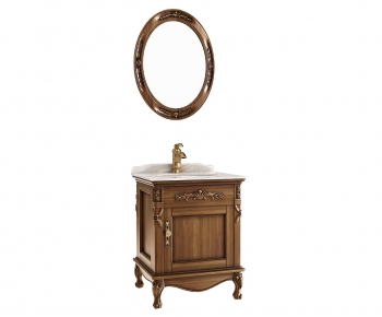 European Style Bathroom Cabinet-ID:431869037