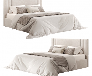 Modern Double Bed-ID:100040445