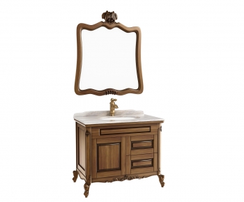 European Style Bathroom Cabinet-ID:916285047