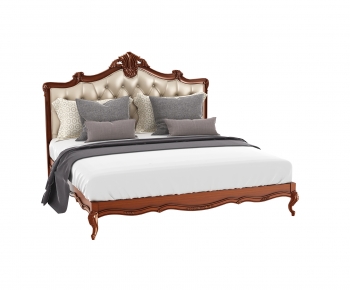 European Style Double Bed-ID:733700041