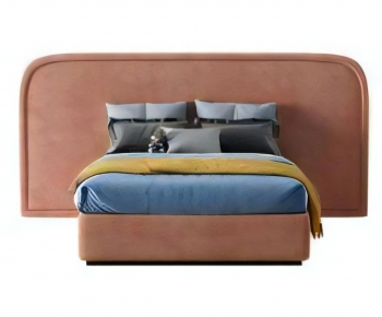 Modern Double Bed-ID:674523123