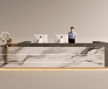 Modern Reception Desk-ID:622797017