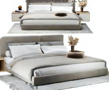 Modern Double Bed-ID:959866052