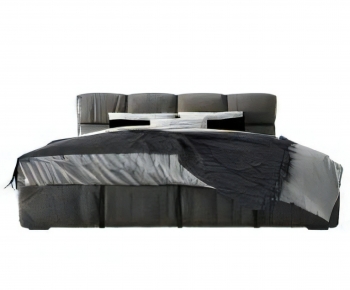 Modern Double Bed-ID:888394129