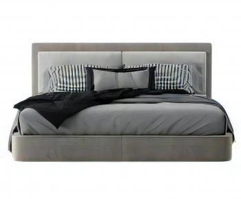 Modern Double Bed-ID:101553926