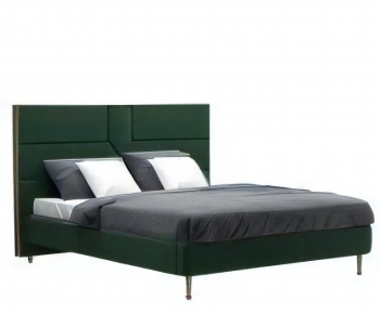Modern Double Bed-ID:337680104