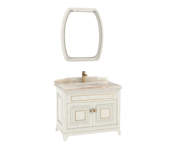 French Style Bathroom Cabinet-ID:825508124