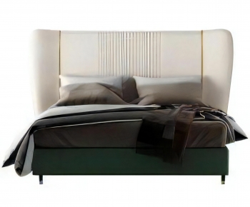 Modern Double Bed-ID:730986123