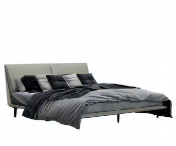 Modern Double Bed-ID:144829993