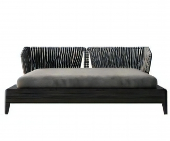 Modern Double Bed-ID:238440048