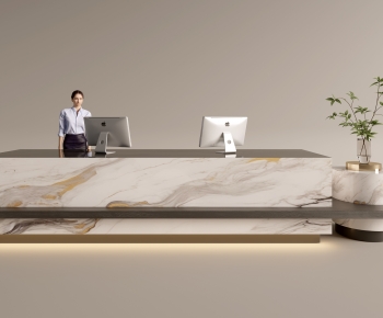 Modern Reception Desk-ID:188364989